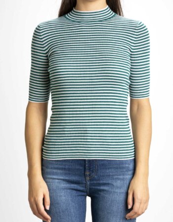 MARELLA-MAGLIA LUXURY LIGHT WOOL LAME'-MAMOGADOR VERDE