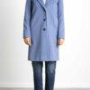 MARELLA-CAPPOTTO VELOUR LUCIDATO-MARENNA AZZURRO