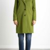 MARELLA-CAPPOTTO VELOUR LUCIDATO-MARENNA LIME