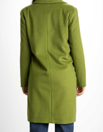 MARELLA-CAPPOTTO VELOUR LUCIDATO-MARENNA LIME