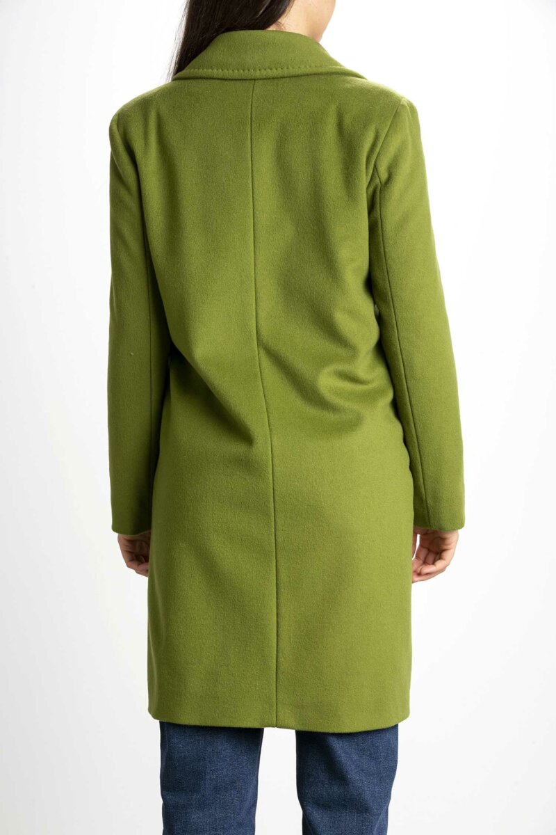 MARELLA-CAPPOTTO VELOUR LUCIDATO-MARENNA LIME