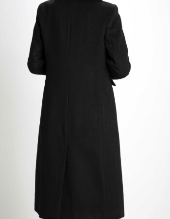 MARELLA-CAPPOTTO VELOUR LUCIDATO-MAZELANDA NERO