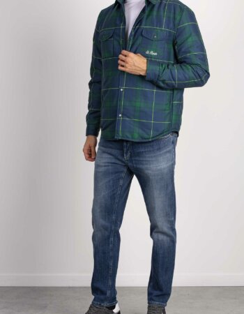 MC2 SAINT BARTH-OVERSHIRT TARTAN LINE-MC2CHA000100051E TARTAN