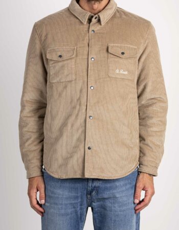 MC2 SAINT BARTH-OVERSHIRT CORDUROY-MC2CHA000100092E BEIGE