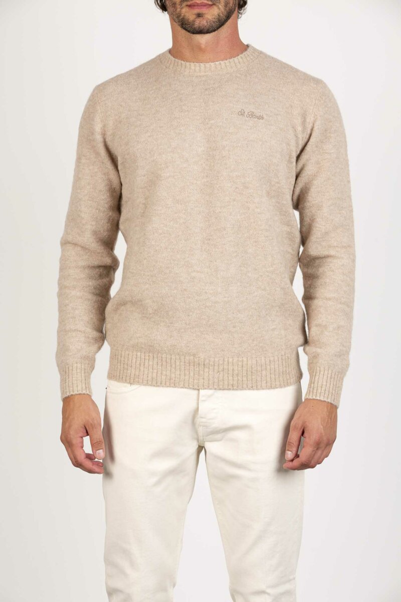 MC2 SAINT BARTH-MAGLIA HERON STRETCH-MC2HER000100591E BEIGE