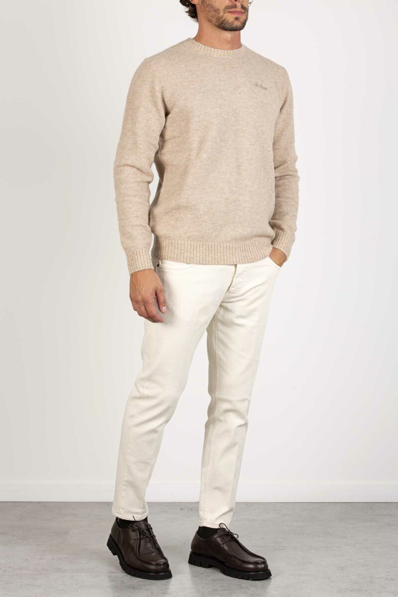 MC2 SAINT BARTH-MAGLIA HERON STRETCH-MC2HER000100591E BEIGE