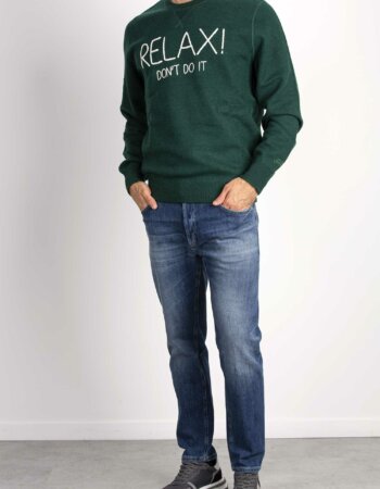 MC2 SAINT BARTH-MAGLIA JAKE - DONT DO IT-MC2JAK000110630E VERDE