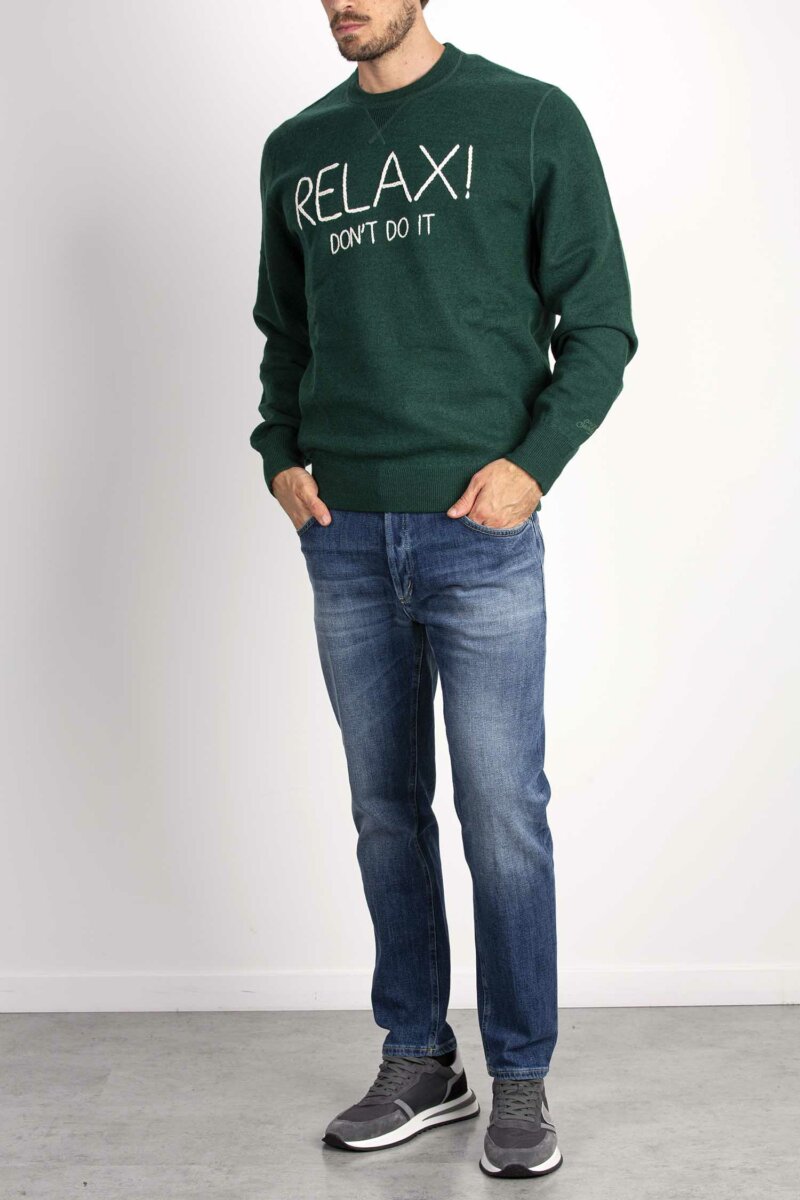 MC2 SAINT BARTH-MAGLIA JAKE - DONT DO IT-MC2JAK000110630E VERDE