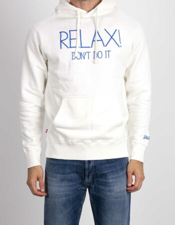 MC2 SAINT BARTH-FELPA TRIBECA - DONT DO IT-MC2TRI000110757E WHITE