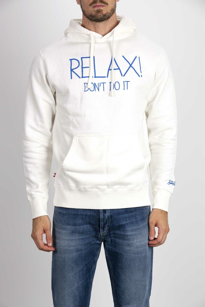 MC2 SAINT BARTH-FELPA TRIBECA - DONT DO IT-MC2TRI000110757E WHITE