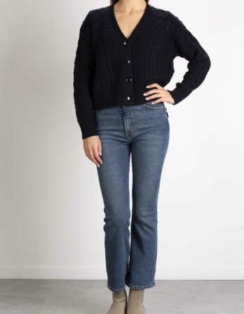 MAX MARA-CARDIGAN IN MAGLIA-MMKIOTA BLU