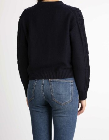 MAX MARA-CARDIGAN IN MAGLIA-MMKIOTA BLU