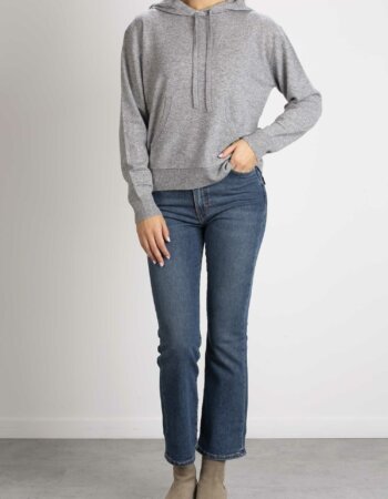 MAX MARA-MAGLIA MISTO CASHMIRE-MMLUPPOLO GRIGIO