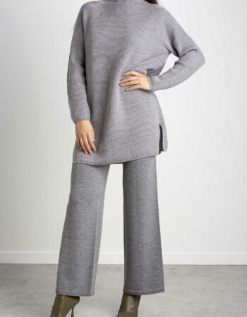 MAX MARA-PANTALONE IN LANA-MMRAGTIME GRIGIO