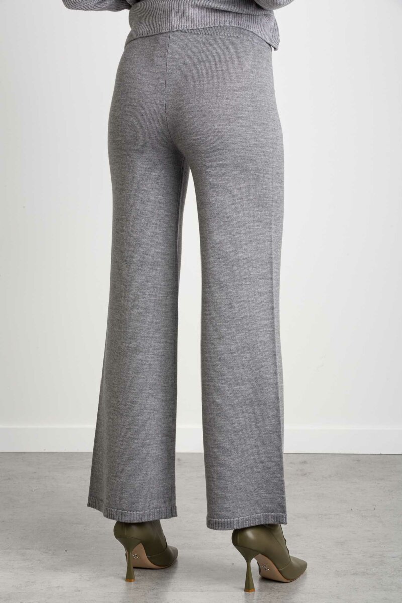 MAX MARA-PANTALONE IN LANA-MMRAGTIME GRIGIO