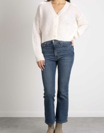 MAX MARA-CARDIGAN DI MOHAIR-MMRUGIADA BIANCO