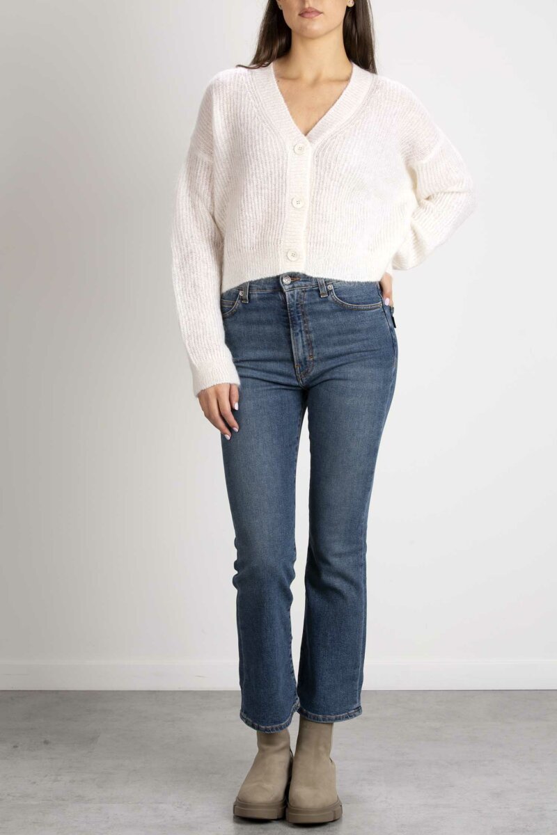 MAX MARA-CARDIGAN DI MOHAIR-MMRUGIADA BIANCO