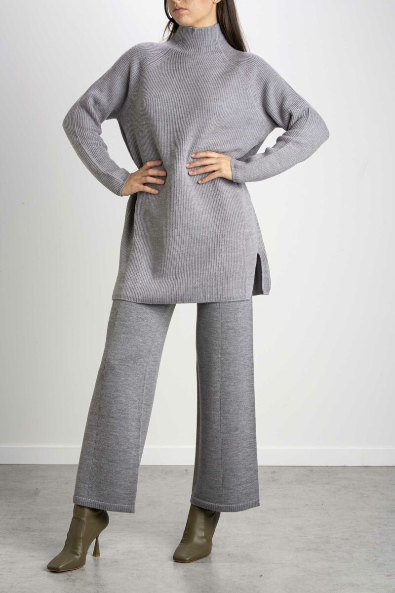 MAX MARA-MAGLIA LUPETTO-MMSLALOM GRIGIO