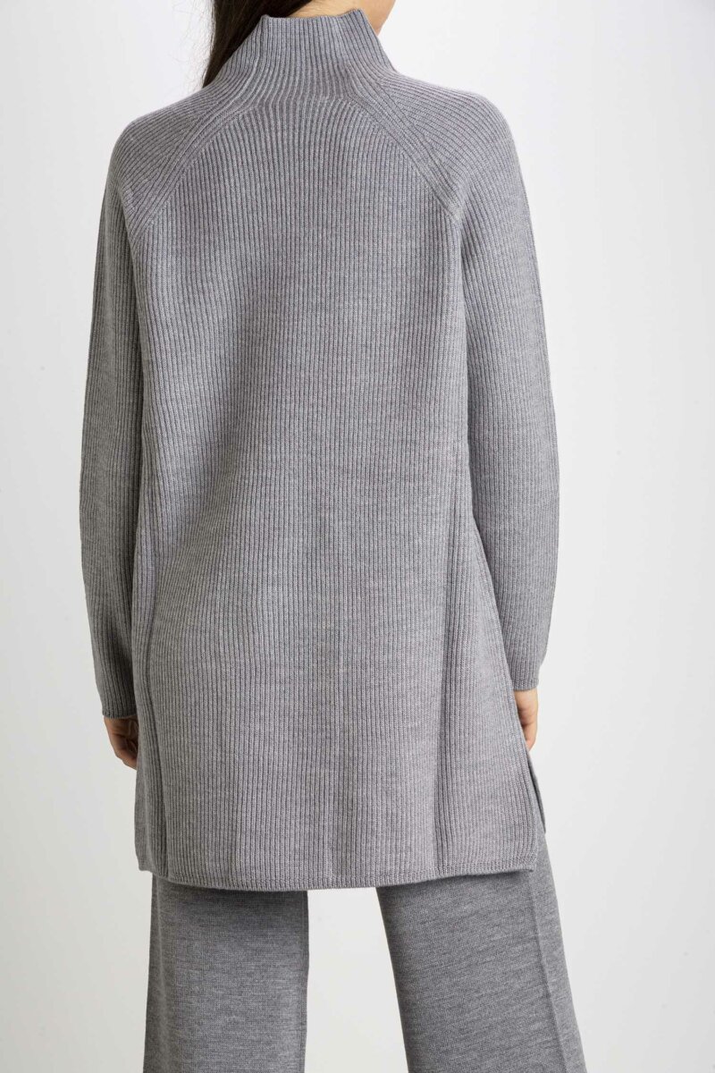 MAX MARA-MAGLIA LUPETTO-MMSLALOM GRIGIO