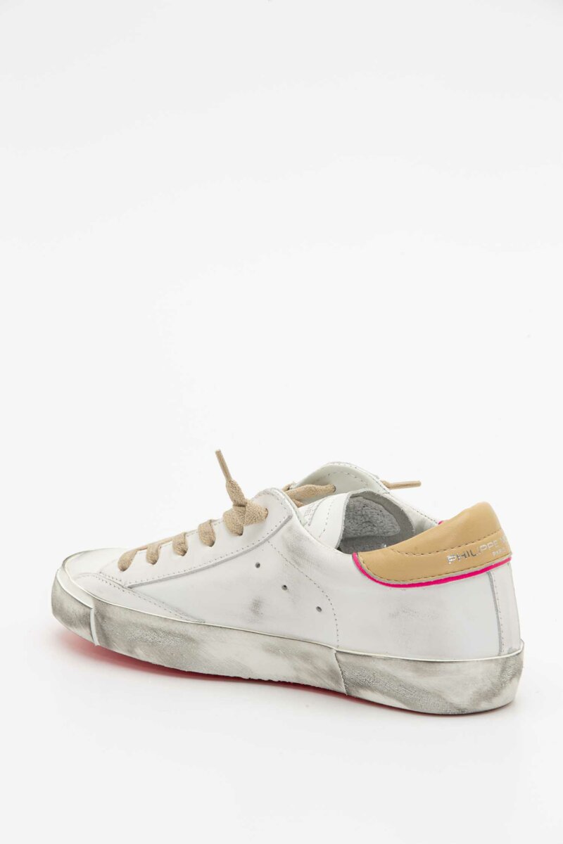 PHILIPPE MODEL-SCARPA PRSX LOW WOMAN-PHPRLDVB35 BEIGE