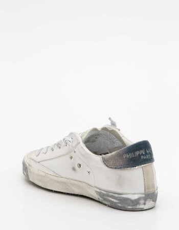 PHILIPPE MODEL-SCARPA PRSX LOW WOMAN-PHPRLDXE03 ARGENTO