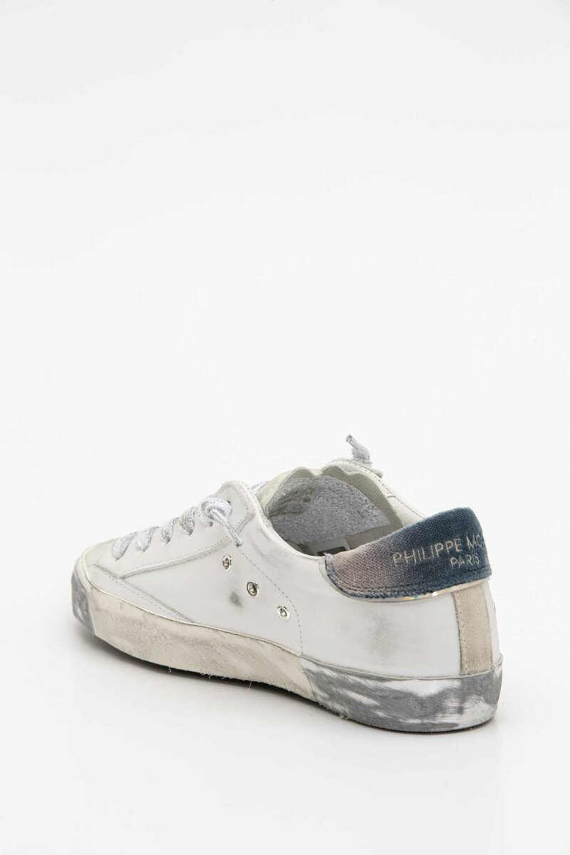 PHILIPPE MODEL-SCARPA PRSX LOW WOMAN-PHPRLDXE03 ARGENTO