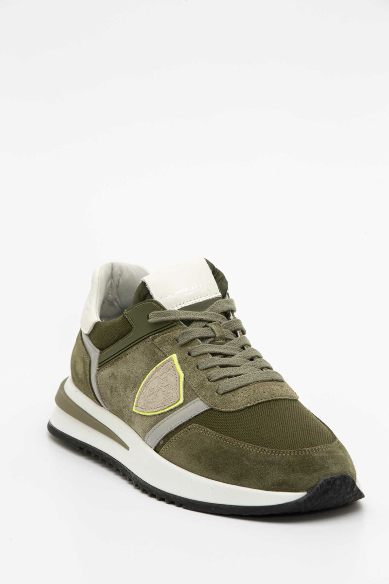 PHILIPPE MODEL-SCARPA TROPEZ 2.1 LOW MAN-PHTYLURT04 MILITARE