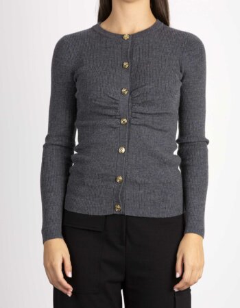 PINKO-CARDIGAN COSTINA-PKAVELIGNESE DARKGREY