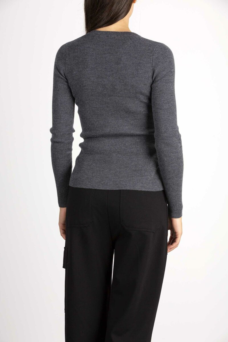 PINKO-CARDIGAN COSTINA-PKAVELIGNESE DARKGREY