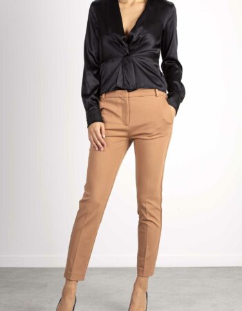 PINKO-PANTALONE PUNTO STOFFA-PKBELLOA23 MOUSSE