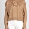 PINKO-MAGLIA 100% LANA-PKCRISOPA BEIGE