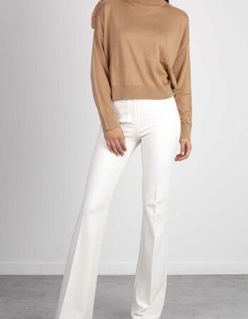 PINKO-MAGLIA 100% LANA-PKCRISOPA BEIGE