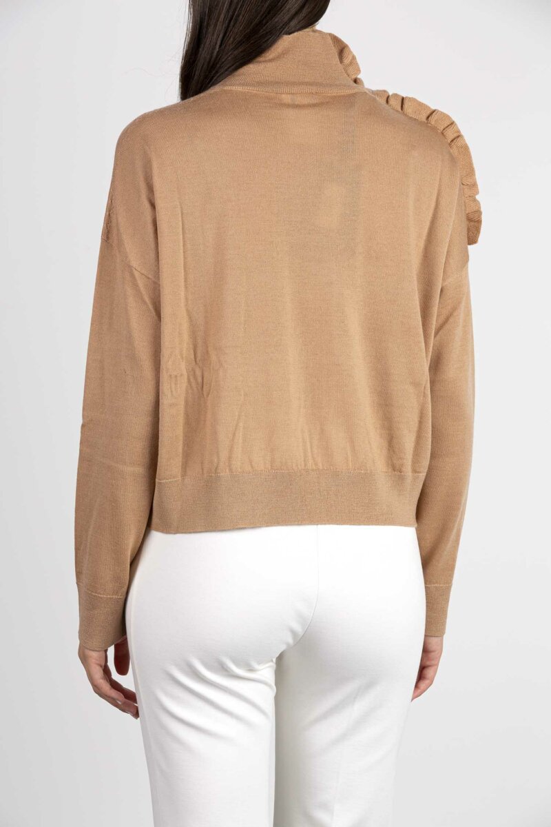 PINKO-MAGLIA 100% LANA-PKCRISOPA BEIGE