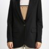 PINKO-BLAZER ELIANA PUNTO STOFFA-PKELIANA BLACK