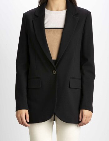 PINKO-BLAZER ELIANA PUNTO STOFFA-PKELIANA BLACK