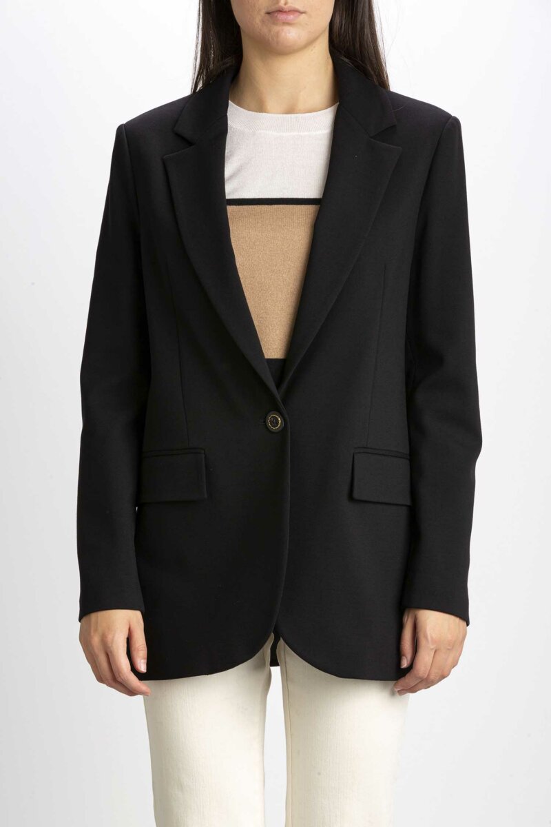 PINKO-BLAZER ELIANA PUNTO STOFFA-PKELIANA BLACK