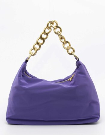 PATRIZIA PEPE-BORSA DROP NYLON VELVET-PP2B0064A182 VIOLET