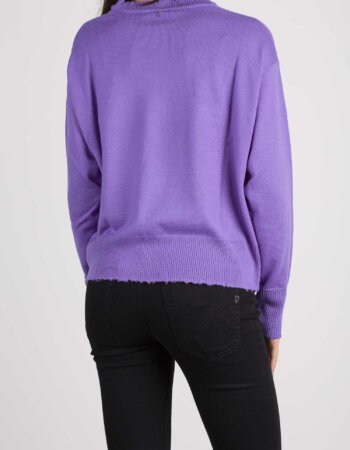 PATRIZIA PEPE-MAGLIA-PP2K0185KM36 VIOLET