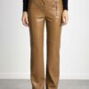 PATRIZIA PEPE-PANTALONE 5 TASCHE-PP2P1455E005 BROWN