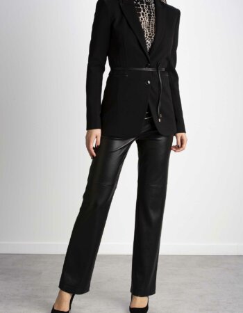 PATRIZIA PEPE-BLAZER ESSENTIAL-PP2S1441A1DX NERO