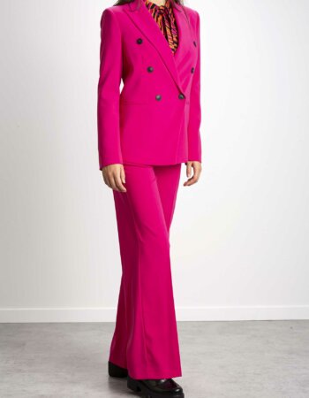 PATRIZIA PEPE-BLAZER DOPPIOPETTO ESSENTIAL-PP2S1442A6F5 FUCHSIA