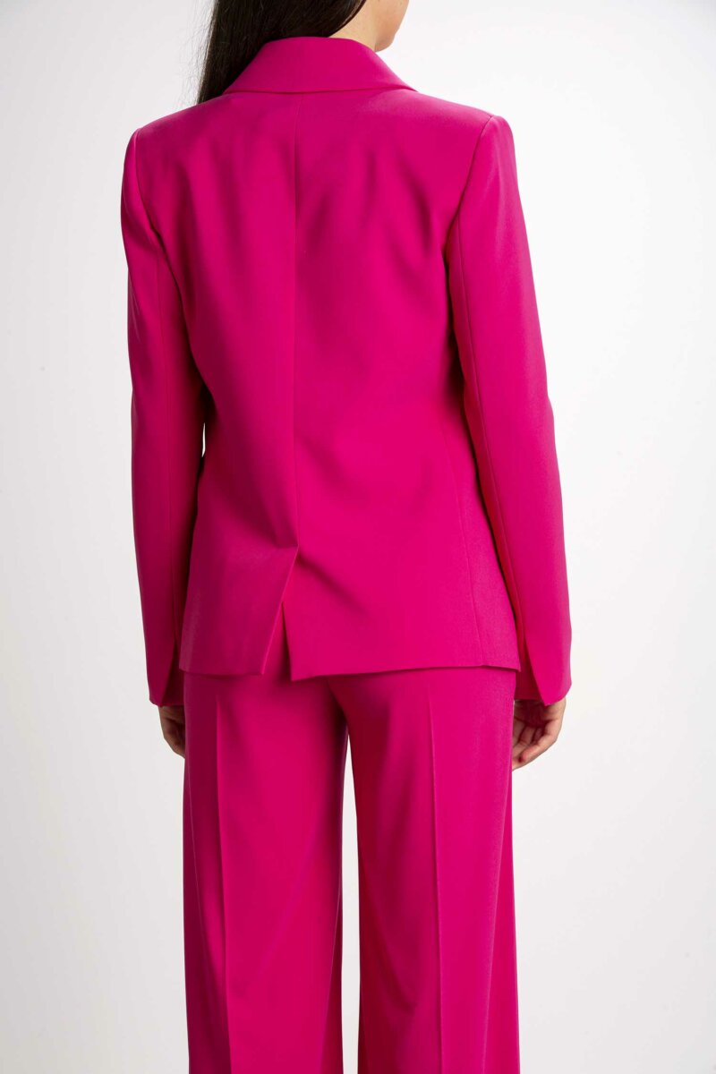 PATRIZIA PEPE-BLAZER DOPPIOPETTO ESSENTIAL-PP2S1442A6F5 FUCHSIA