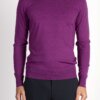 PATRIZIA PEPE-MAGLIA UOMO GIROCOLLO-PP5K1250K124A23 PURPLE