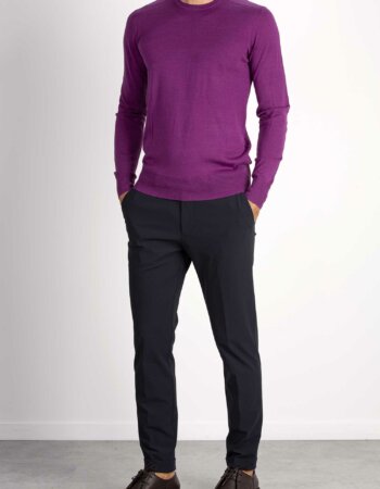 PATRIZIA PEPE-MAGLIA UOMO GIROCOLLO-PP5K1250K124A23 PURPLE