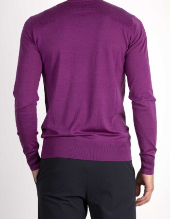 PATRIZIA PEPE-MAGLIA UOMO GIROCOLLO-PP5K1250K124A23 PURPLE