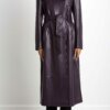 PATRIZIA PEPE-TRENCH ECOPELLE-PP8O0027E005 VIOLA