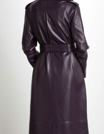 PATRIZIA PEPE-TRENCH ECOPELLE-PP8O0027E005 VIOLA