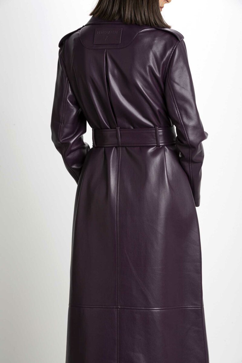 PATRIZIA PEPE-TRENCH ECOPELLE-PP8O0027E005 VIOLA