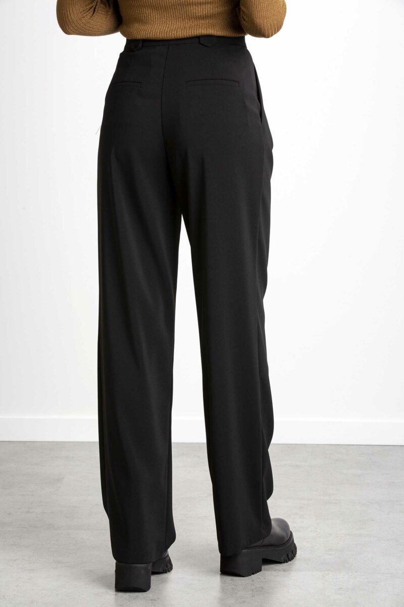 PATRIZIA PEPE-PANTALONE A PALAZZO ESSENTIAL-PP8P0428A6F5 NERO