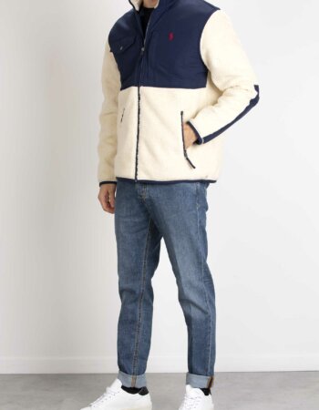 RALPH LAUREN-GIACCA CON ZIP-RL850412 CREAM